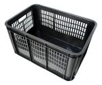 Canasto Negro Plastico Cosechero 50x33x28 Cm