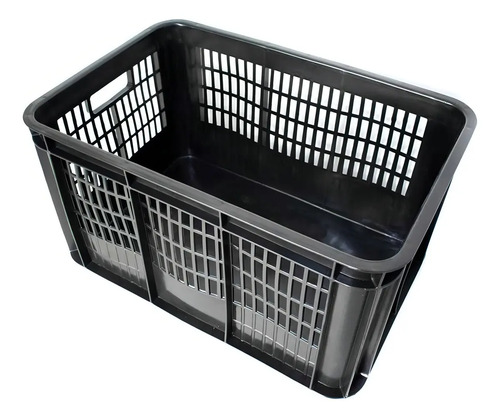 D_959596-MLA79562255886_102024-O.jpg Canasto Negro Plastico Cosechero 50x33x28 Cm - Imagen 1