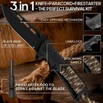 Navaja Multiuso Táctica Salvaje Plegable Cuchillo Superviven - Imagen 4