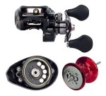 Reel Rotativo Marine Sports Brisa Lite 8000 Derecho Negro - Imagen 4