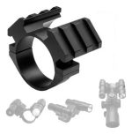 Montaje Adaptador Anilla Riel Doble Weaver Picatinny Tiro - Imagen 2