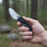 Navaja De Bolsillo Plegable Cuchillo Táctico Clásico Unica - Imagen 7