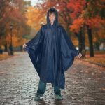 Capa Lluvia Con Mangas Nylon Pvc Para Niños Impermeable