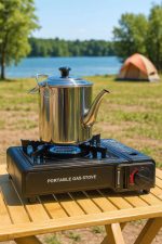 Tetera Acero 2lts + Anafe Portatil Ideal Hogar O Camping - Imagen 5