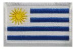 Bandera De Países Bordada Con Velcro 8x5 Cm Original
