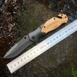 Navaja Plegable Cuchillo Táctico Y Clásico Madera 3 Modelos - Imagen 5