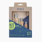 Kit De Cocina Opinel Nomade 3 Navajas, Tabla Y Paño - Imagen 2