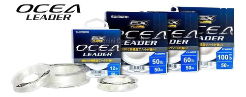 D_695897-MLU96772004923_102025-O.jpg Shimano - Tanza De Pesca-fluorocarbono 50m De 20lbs A 100lbs - Imagen 1