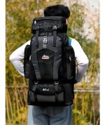 Mochila Viajera 75 L Reforzada Alta Gama Resistencia Camping - Imagen 2