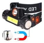 Linterna Led Minero Cabeza Recargable Usb Imán Gran Aventura - Imagen 3