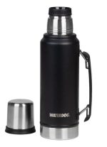 Termo Acero Inox Ombu1000 Manija Tapon Cebador 360° Waterdog Negro