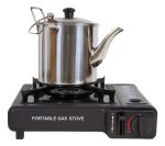 Tetera Acero 2lts + Anafe Portatil Ideal Hogar O Camping - Imagen 4