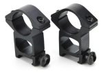 Anillas Mira Telescopica 25mm Altas Para Riel Soporte Rifle - Imagen 2