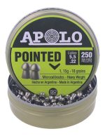 Chumbos Apolo Pointed 5,5 Microcalibrados 18 Grains - Imagen 2