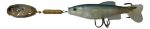 Señuelo Pesca Mojarra Goma Estilo Mortal Fish Con Cuchara