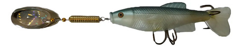 D_876989-MLU93700334214_102025-O.jpg Señuelo Pesca Mojarra Goma Estilo Mortal Fish Con Cuchara - Imagen 1