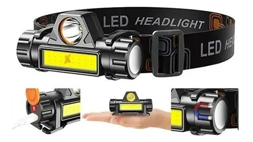 D_884484-MLU50551487657_072022-O.jpg Linterna Led Minero Cabeza Recargable Usb Imán Gran Aventura - Imagen 1