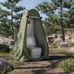 Inodoro Baño Quimico Portatil + Carpa Autoarmable Camping