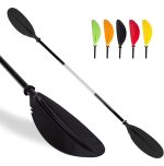 Remo Doble De Aluminio Pala Ajustable 3 Posicion Para Kayak - Imagen 3