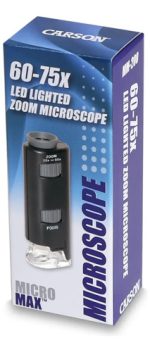 Microscopio Carson De Bolsillo Micromax 60x 75x Luz Led Pro - Imagen 3