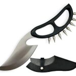 Cuchillo Degollador Con Puño De Pinchos Caza Defensa Persona