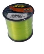 Bobina Tanza Nylon Monofilamento Araty 0.50 Mm Amarillo Fluo