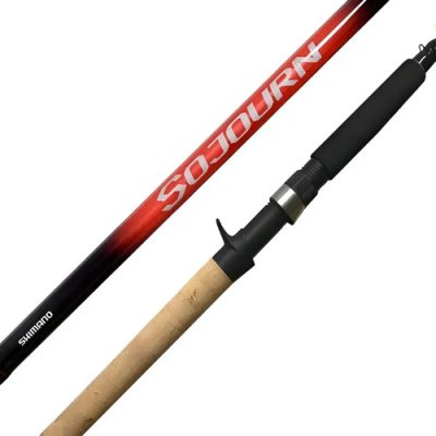 Shimano- B Caña De Pesca Sojourn -1.80mt -6-15lb- Duradero Negro/rojo