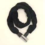 Tranca Con Llave Moto O Bici Cadena Forrada Extra Resistente