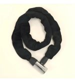 Tranca Con Llave Moto O Bici Cadena Forrada Extra Resistente