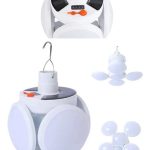 Luz Lampara Solar Led Recargable Para Camping Carpa U Hogar