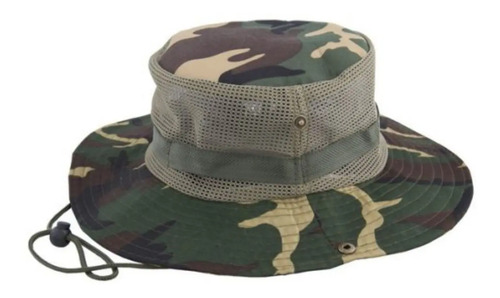D_960619-MLU49668282033_042022-O.jpg Sombrero Explorador Camuflado Con Red Gran Aventura - Imagen 1