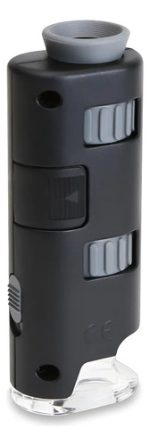 Microscopio Carson De Bolsillo Micromax 60x 75x Luz Led Pro