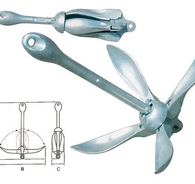 Ancla Rezon Para Fondeo Plegable 2.5kg