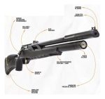 Rifle Chumbera Pcp Artemis T-rex Calibre 6,35mm Caza Tiro - Imagen 4