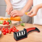 Afilador Cuchillos Cocina Profesional Cerámico De Mano Filo - Imagen 2