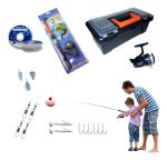 Combo Kit De Pesca Infantil Caña + Reel + Caja + Accesorios - Imagen 4