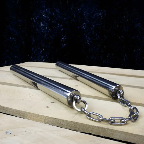 D_826877-MLU99109701067_112025-O.jpg Nunchaku De Metal Artes Marciales Defensa Profesional Ninja - Imagen 1