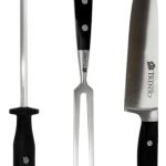 Set Cuchillo Trinche Y Chaira Para Asado Trento Español