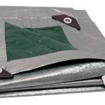Lona Aluminizada Aluminizada Y Verde Ntk 3x2mt