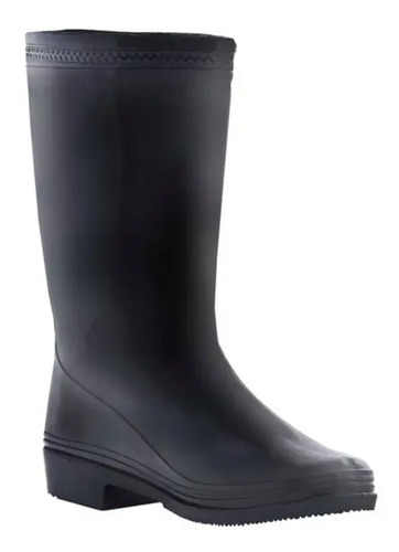 D_884873-MLU49473070683_032022-O.jpg Bota Urbana Caña Corta En Pvc Color Negro Talles 36 Al 41 - Imagen 1