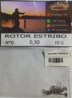 Rotor Estribo Alambre 0,5 X 10un Pesca Armado De Bases - Imagen 4