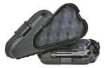 Caja Rigida Plano Para Armas Cortas Gran Aventura Zurdo/diestro Negro