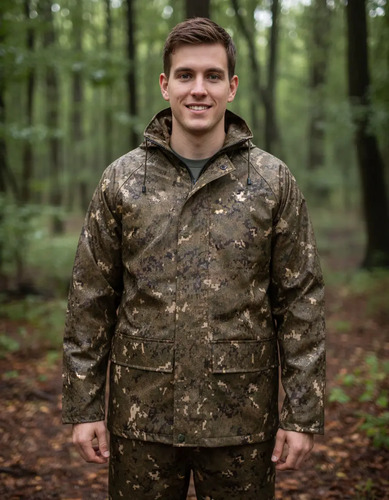 D_952685-MLU99627382697_112025-O.jpg Equipo De Lluvia Unisex En Nylon/pvc Camuflado Digital - Imagen 1