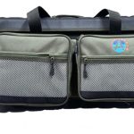 Bolso De Pesca Con Piso Y Tapa Rígida 60x30x35cm