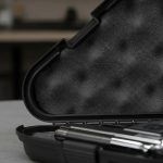 Caja Rigida Plano Para Armas Cortas Gran Aventura Zurdo/diestro Negro - Imagen 4