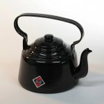 Pava Sue 14 Esmaltada Clasica 1 Litro Mate Cocina Negro - Imagen 3