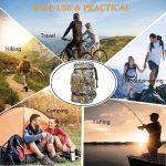 Mochila Táctica Militar 75 L Camo Pixelado Camping Mision - Imagen 7