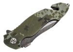 Navaja Tactica Española Trento Rescue Camo Camping Pesca - Imagen 3