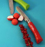 Navaja Opinel N.7 Acero Inoxidable Punta Redonda Roja - Imagen 3