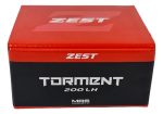 Reel Rotativo Zest Torment 200 Manija Izquierda Color Negro/rojo Lado De La Manija Izquierdo - Imagen 6
